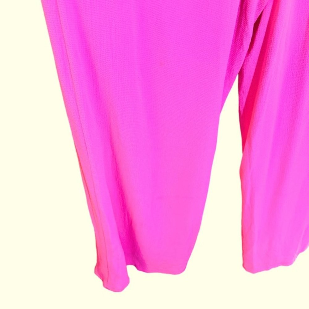 Betsey Johnson Pink Off-Shoulder Ruffle Jumpsuit - Picture 5 of 14